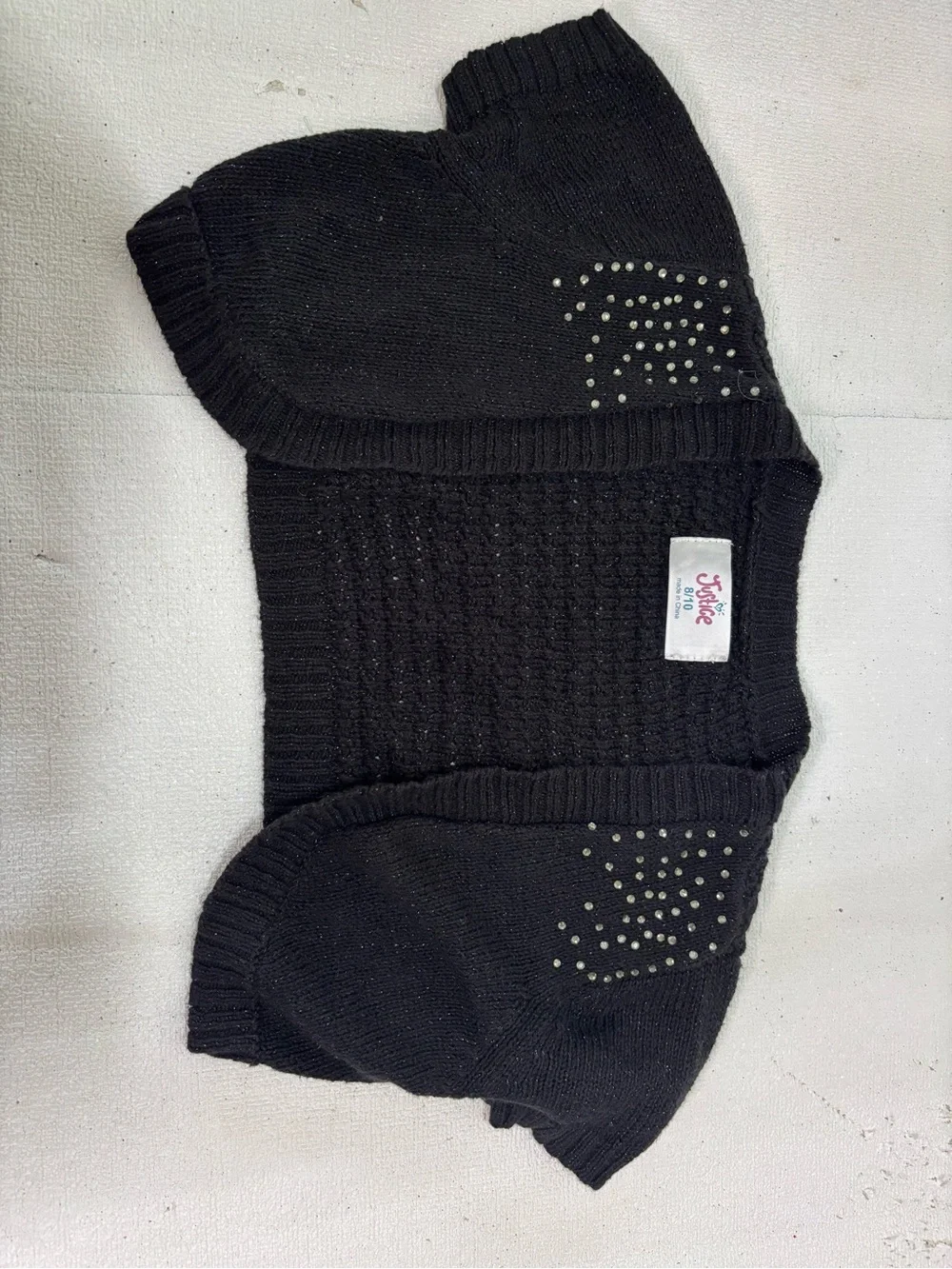 Size 8/10 Justice Shawl Sweater